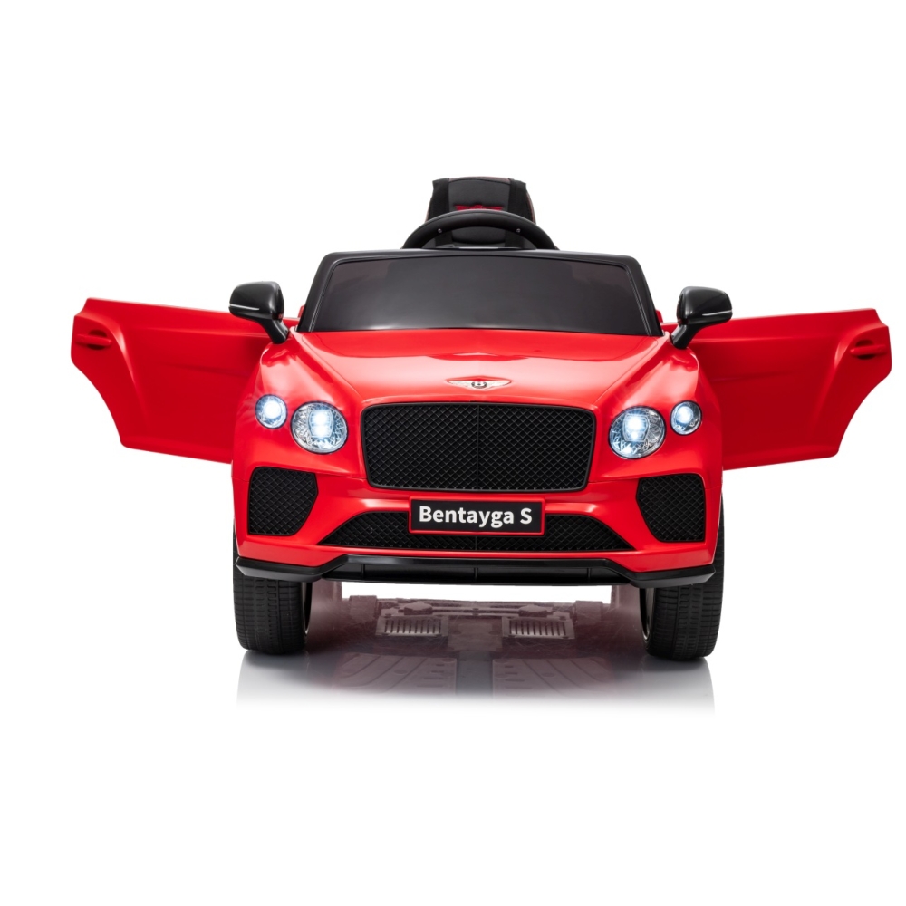 Elektromobilis Bentley Bentayga S, Red-Elektromobiliai vaikams, Visureigiai-e-vaikas