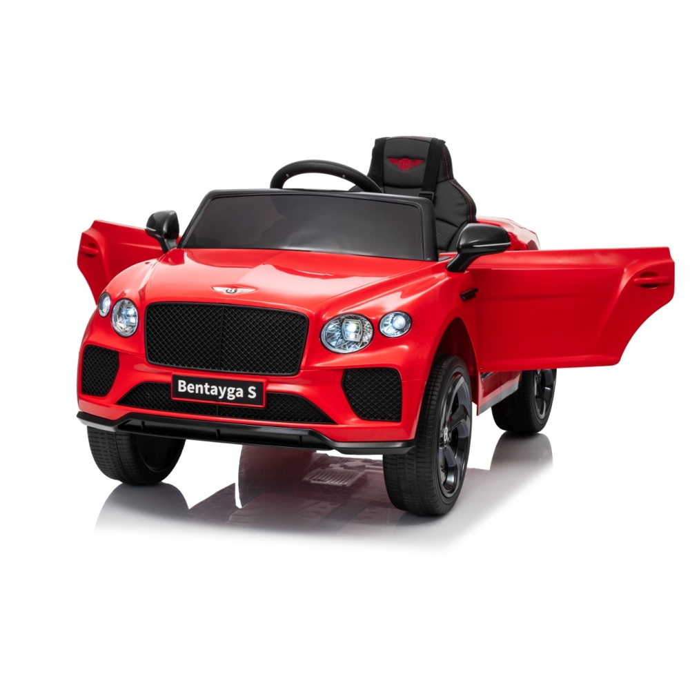Elektromobilis Bentley Bentayga S, Red-Elektromobiliai vaikams, Visureigiai-e-vaikas