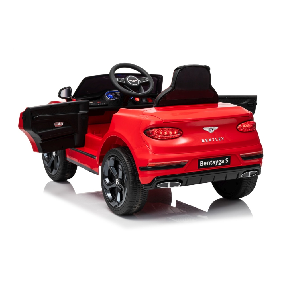 Elektromobilis Bentley Bentayga S, Red-Elektromobiliai vaikams, Visureigiai-e-vaikas