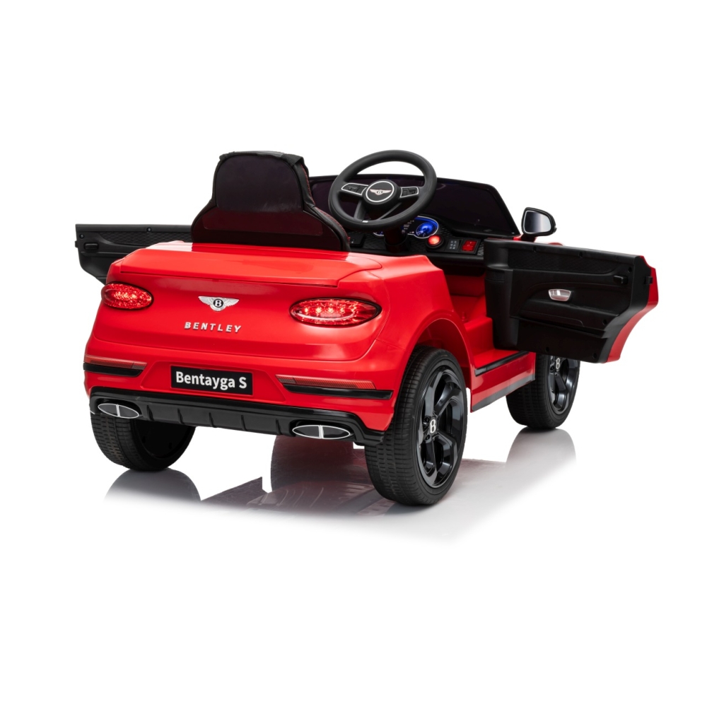 Elektromobilis Bentley Bentayga S, Red-Elektromobiliai vaikams, Visureigiai-e-vaikas