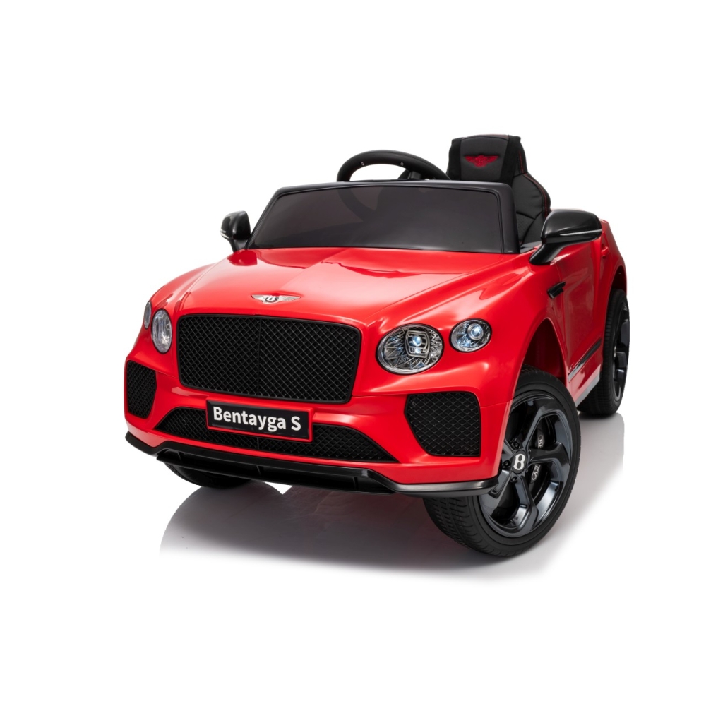 Elektromobilis Bentley Bentayga S, Red-Elektromobiliai vaikams, Visureigiai-e-vaikas