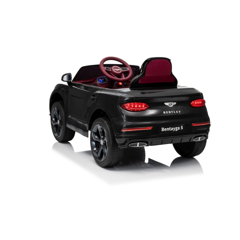 Elektromobilis Bentley Bentayga S, Black-Elektromobiliai vaikams, Visureigiai-e-vaikas