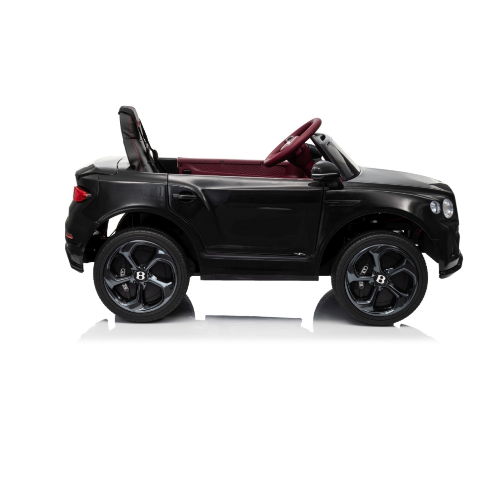 Elektromobilis Bentley Bentayga S, Black-Elektromobiliai vaikams, Visureigiai-e-vaikas