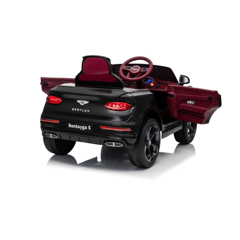 Elektromobilis Bentley Bentayga S, Black-Elektromobiliai vaikams, Visureigiai-e-vaikas