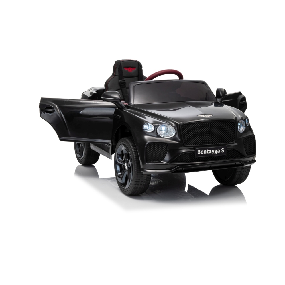 Elektromobilis Bentley Bentayga S, Black-Elektromobiliai vaikams, Visureigiai-e-vaikas