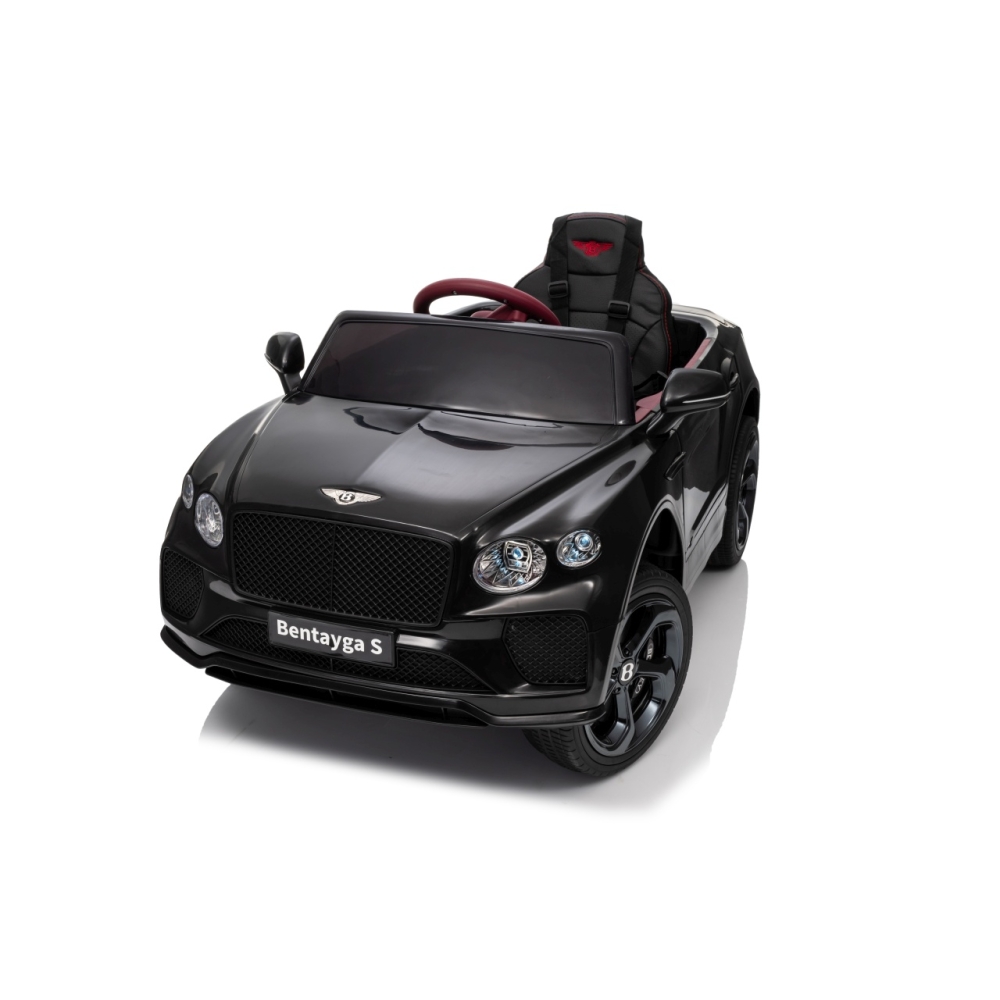 Elektromobilis Bentley Bentayga S, Black-Elektromobiliai vaikams, Visureigiai-e-vaikas