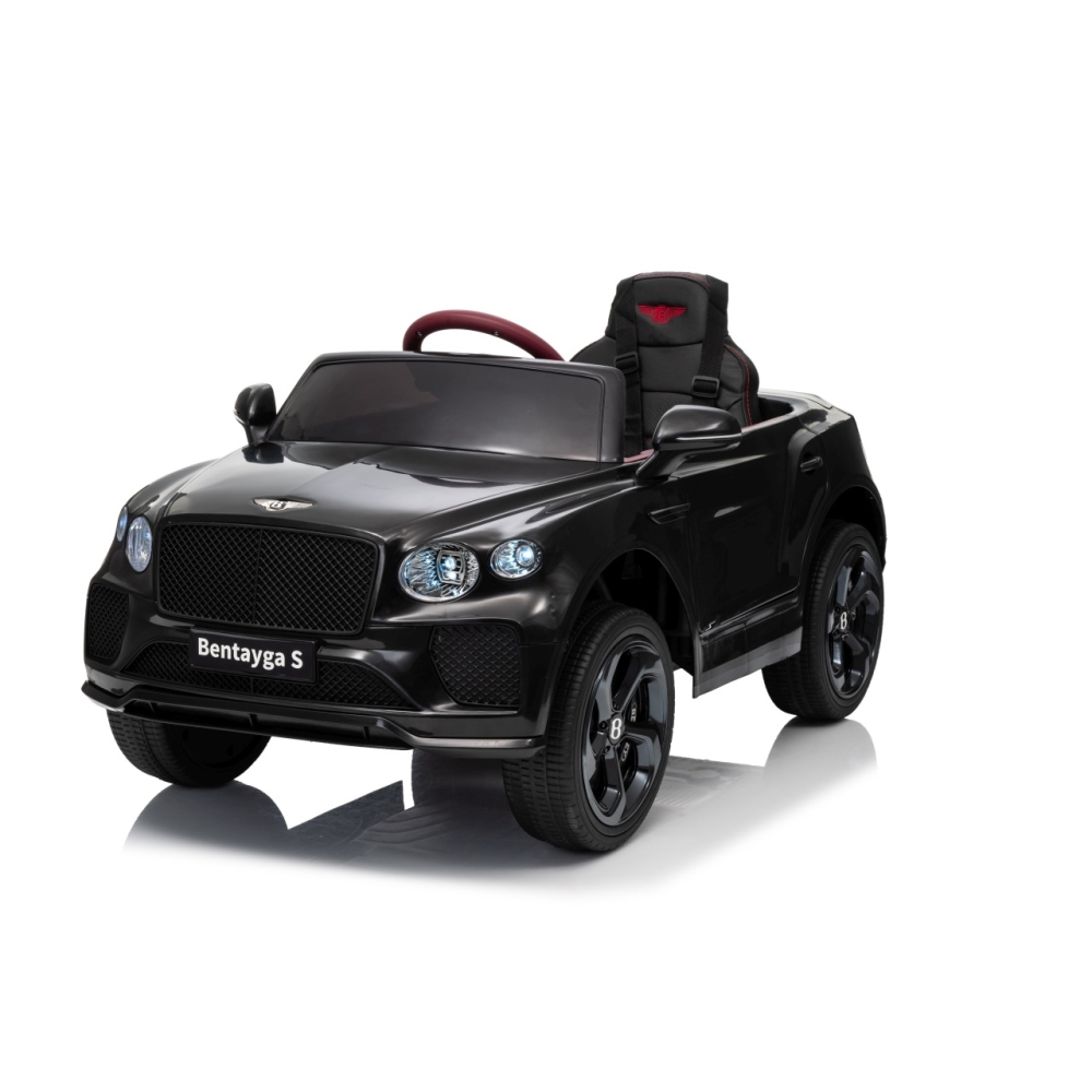 Elektromobilis Bentley Bentayga S, Black-Elektromobiliai vaikams, Visureigiai-e-vaikas