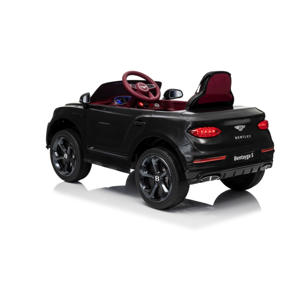 Elektromobilis Bentley Bentayga S, Black-Elektromobiliai vaikams, Visureigiai-e-vaikas