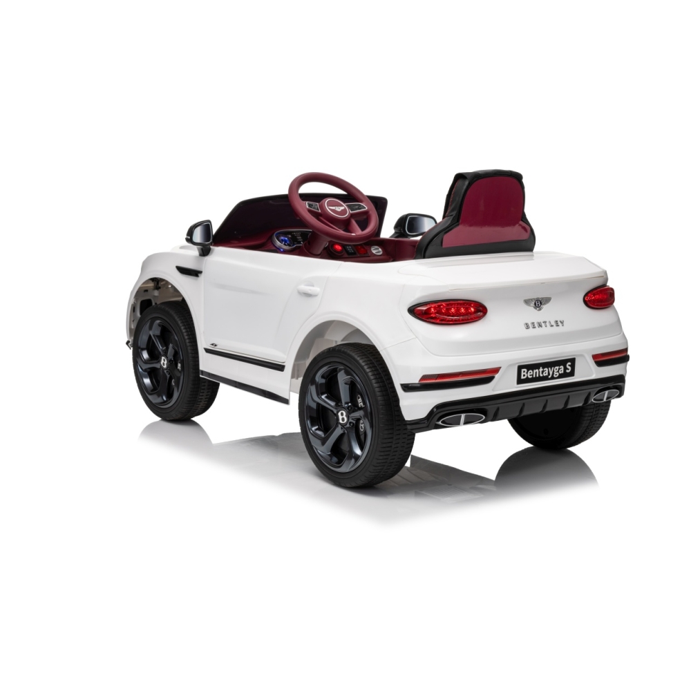 Elektromobilis Bentley Bentayga S, White-Elektromobiliai vaikams, Visureigiai-e-vaikas