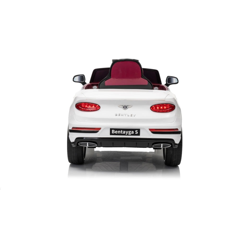 Elektromobilis Bentley Bentayga S, White-Elektromobiliai vaikams, Visureigiai-e-vaikas