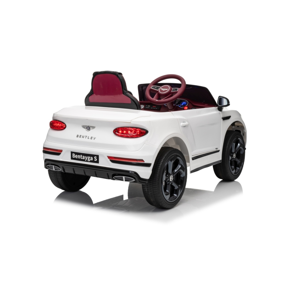 Elektromobilis Bentley Bentayga S, White-Elektromobiliai vaikams, Visureigiai-e-vaikas