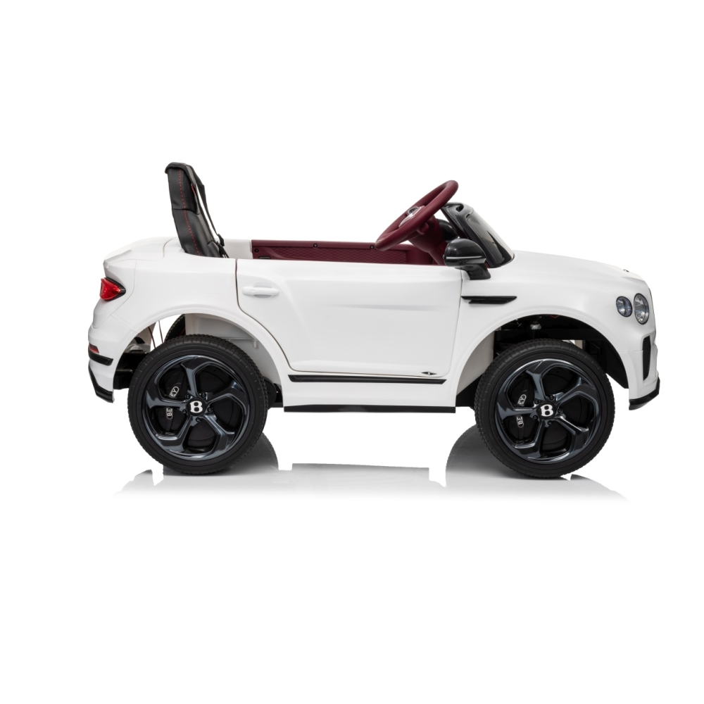 Elektromobilis Bentley Bentayga S, White-Elektromobiliai vaikams, Visureigiai-e-vaikas