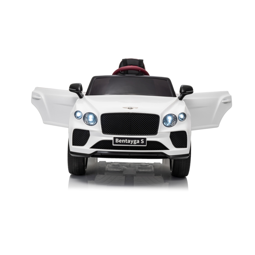 Elektromobilis Bentley Bentayga S, White-Elektromobiliai vaikams, Visureigiai-e-vaikas