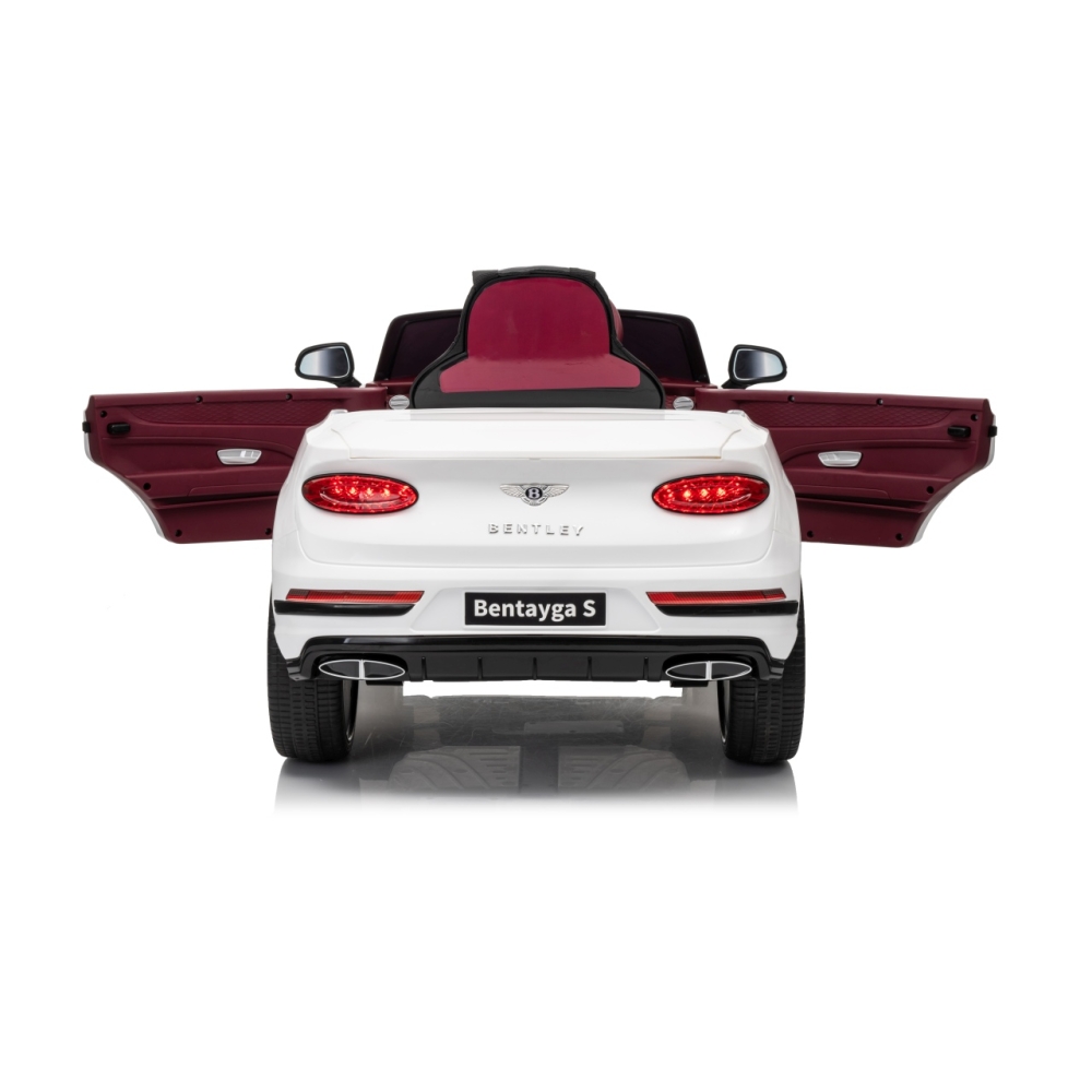 Elektromobilis Bentley Bentayga S, White-Elektromobiliai vaikams, Visureigiai-e-vaikas