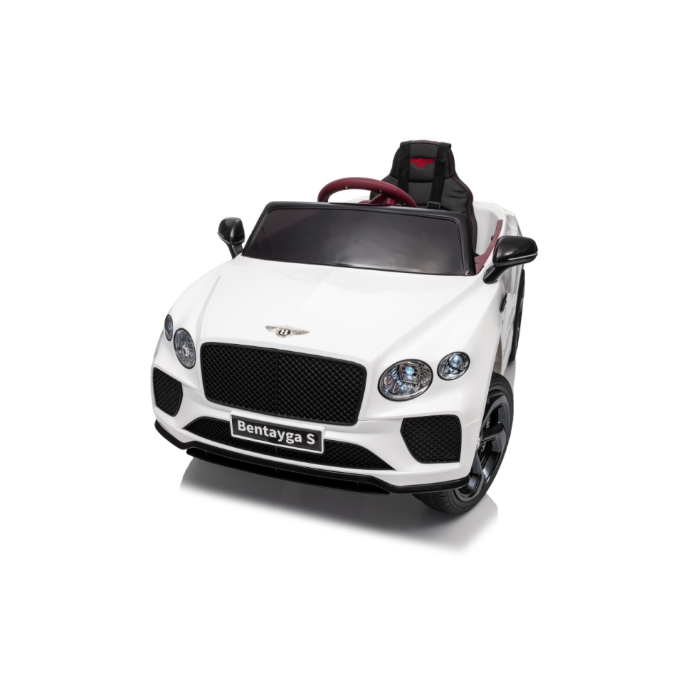 Elektromobilis Bentley Bentayga S, White-Elektromobiliai vaikams, Visureigiai-e-vaikas