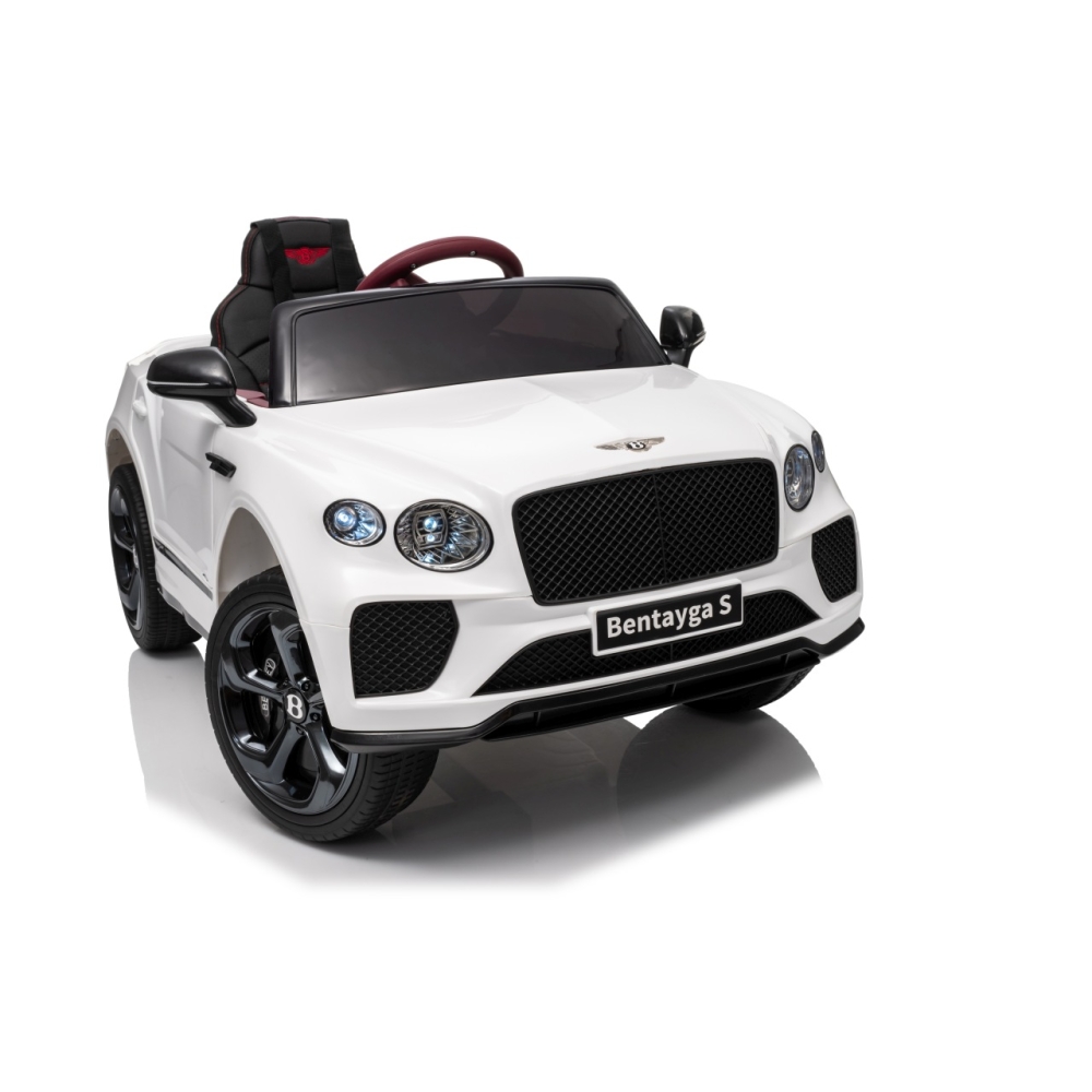 Elektromobilis Bentley Bentayga S, White-Elektromobiliai vaikams, Visureigiai-e-vaikas