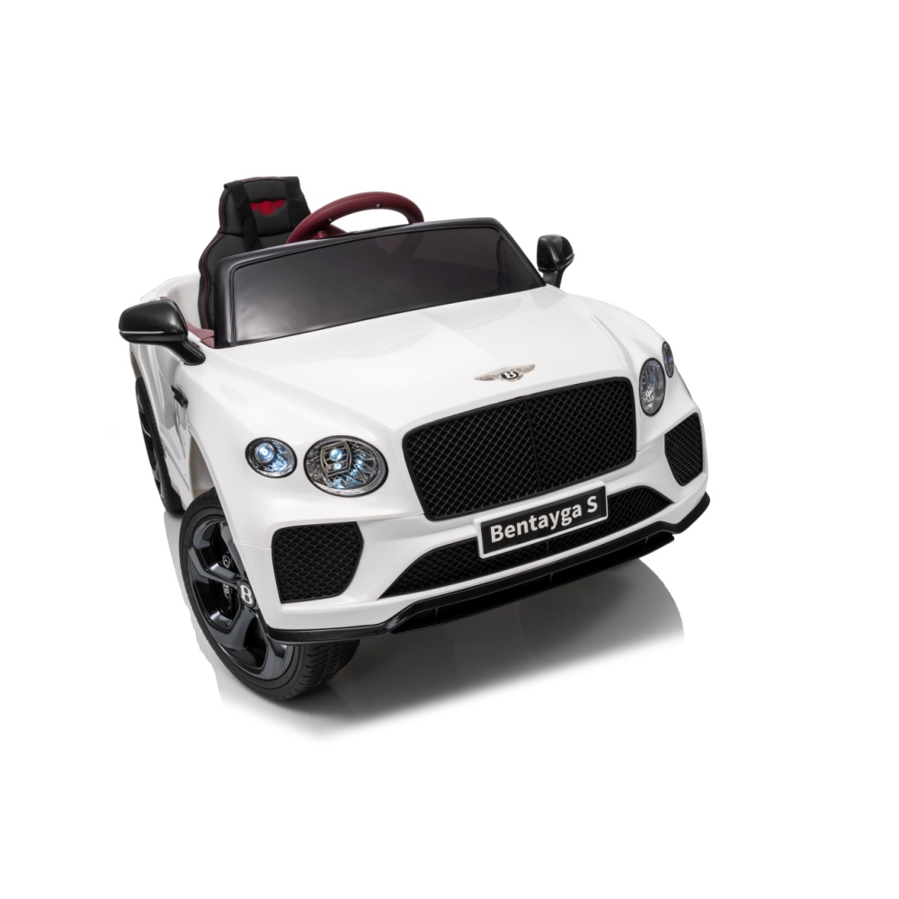 Elektromobilis Bentley Bentayga S, White-Elektromobiliai vaikams, Visureigiai-e-vaikas