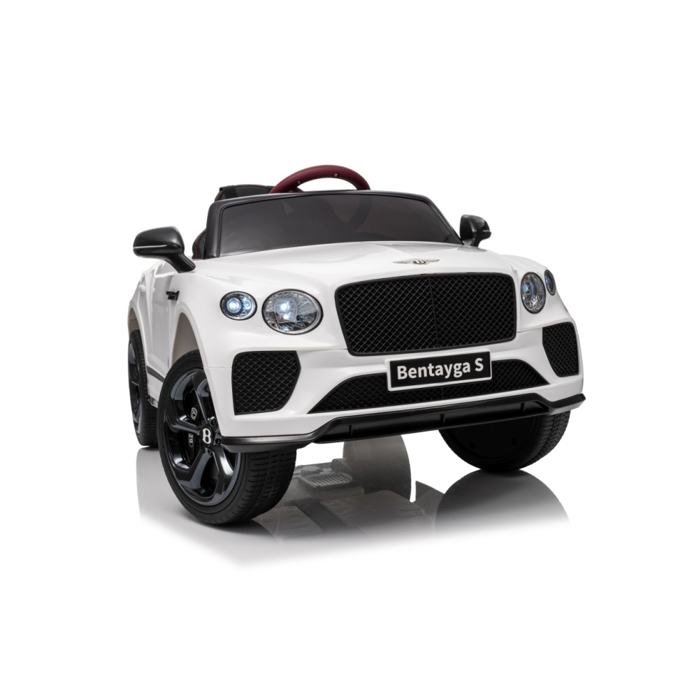 Elektromobilis Bentley Bentayga S, White-Elektromobiliai vaikams, Visureigiai-e-vaikas