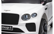 Elektromobilis Bentley Bentayga S, White-Elektromobiliai vaikams, Visureigiai-e-vaikas