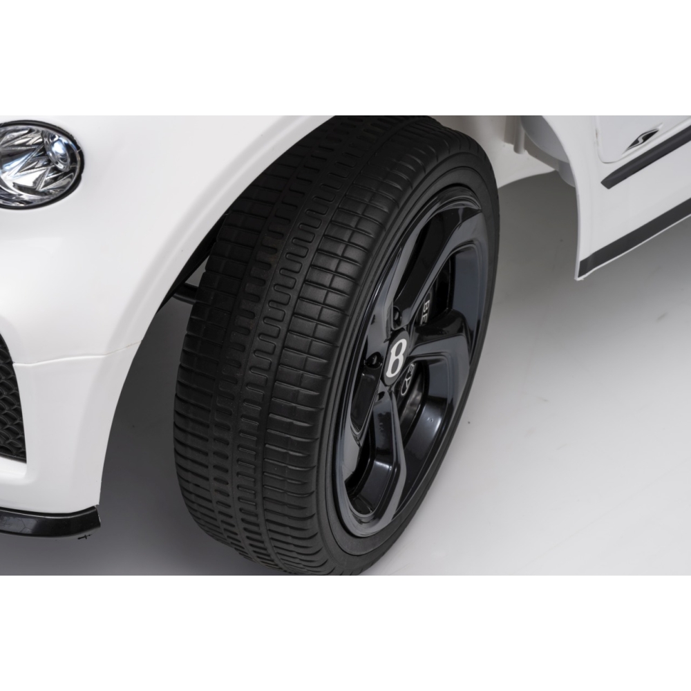 Elektromobilis Bentley Bentayga S, White-Elektromobiliai vaikams, Visureigiai-e-vaikas