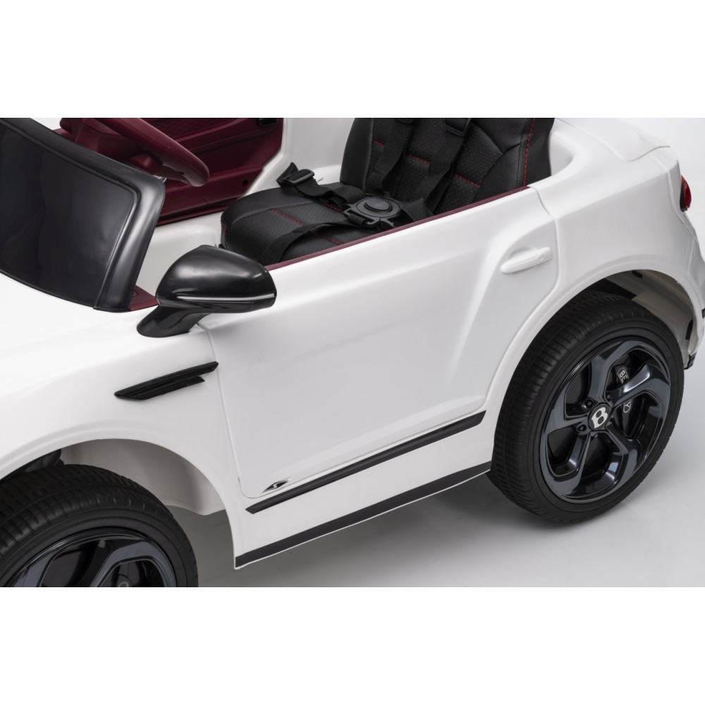 Elektromobilis Bentley Bentayga S, White-Elektromobiliai vaikams, Visureigiai-e-vaikas