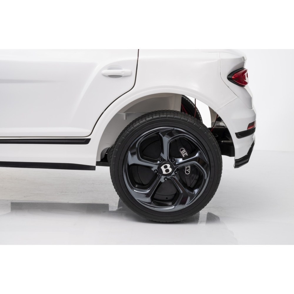 Elektromobilis Bentley Bentayga S, White-Elektromobiliai vaikams, Visureigiai-e-vaikas