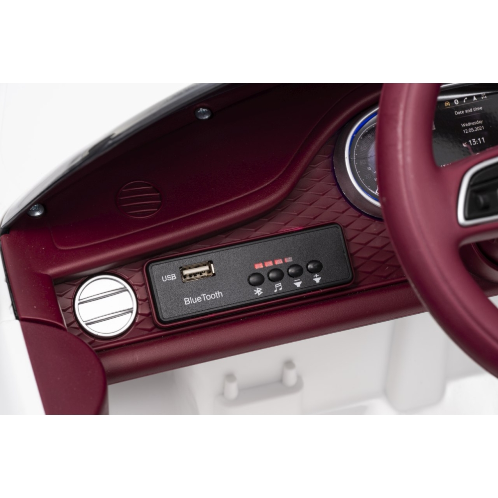 Elektromobilis Bentley Bentayga S, White-Elektromobiliai vaikams, Visureigiai-e-vaikas
