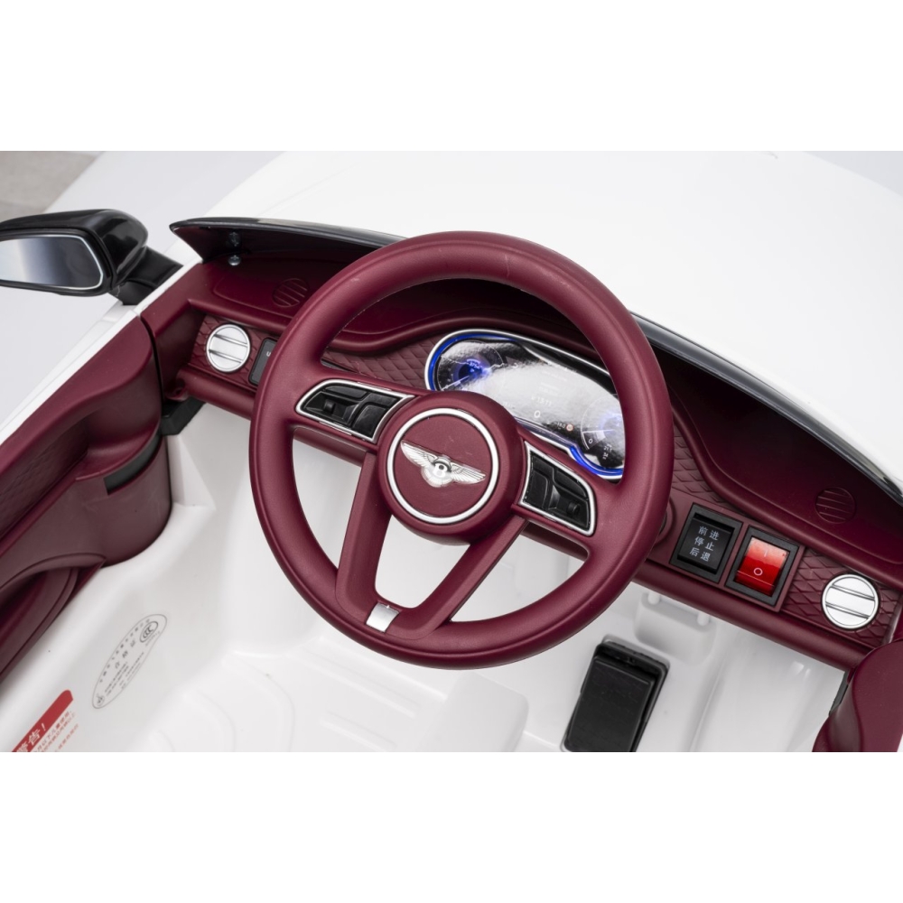 Elektromobilis Bentley Bentayga S, White-Elektromobiliai vaikams, Visureigiai-e-vaikas