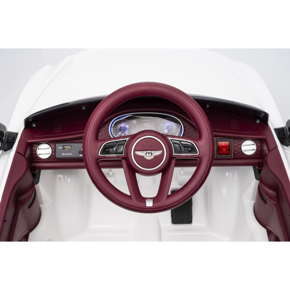 Elektromobilis Bentley Bentayga S, White-Elektromobiliai vaikams, Visureigiai-e-vaikas