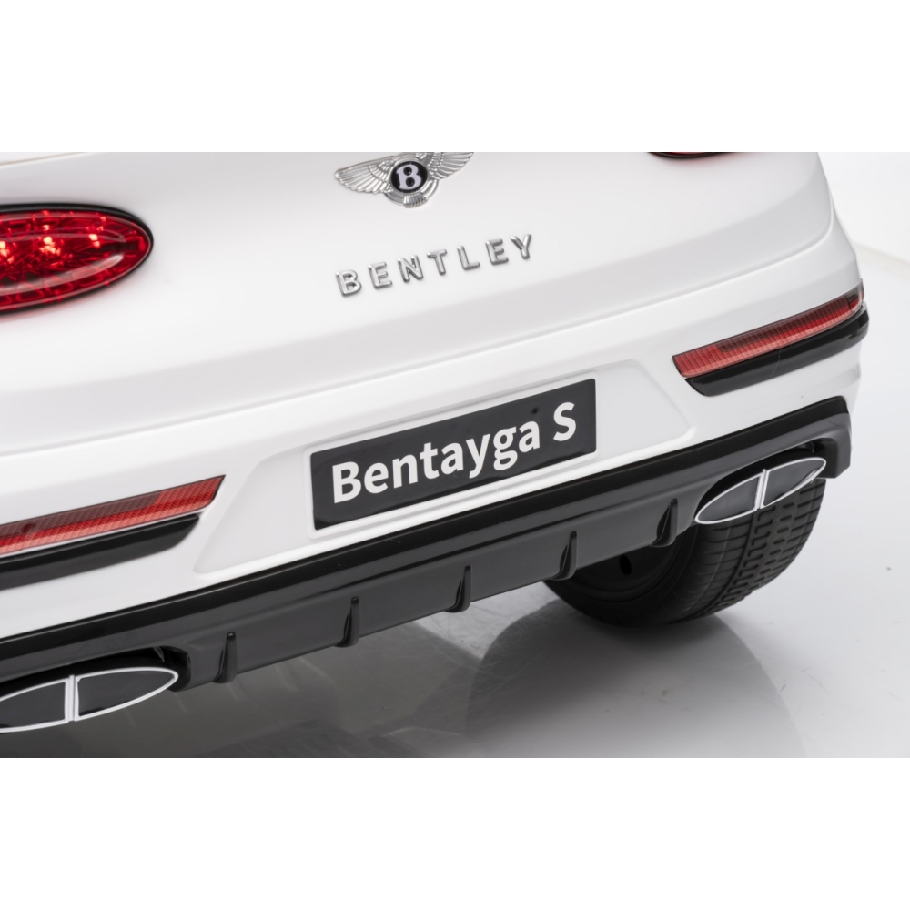 Elektromobilis Bentley Bentayga S, White-Elektromobiliai vaikams, Visureigiai-e-vaikas