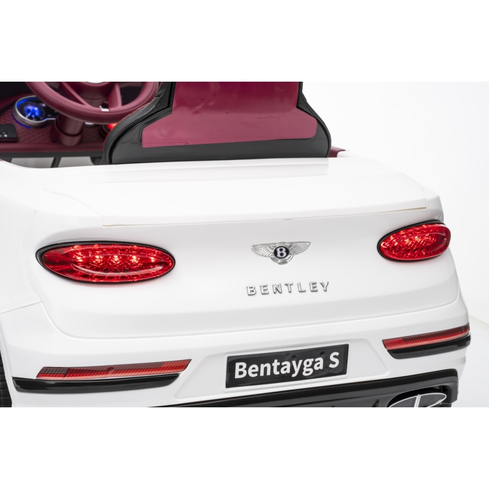Elektromobilis Bentley Bentayga S, White-Elektromobiliai vaikams, Visureigiai-e-vaikas