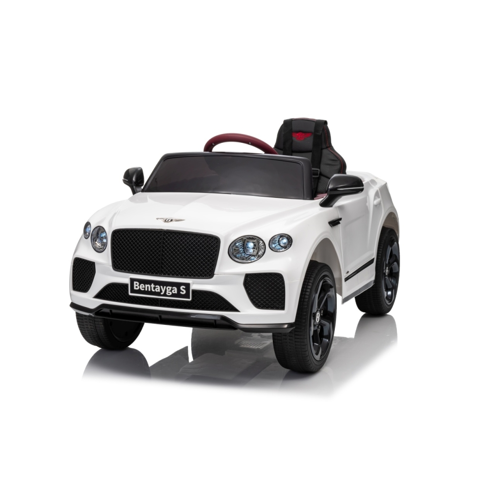 Elektromobilis Bentley Bentayga S, White-Elektromobiliai vaikams, Visureigiai-e-vaikas