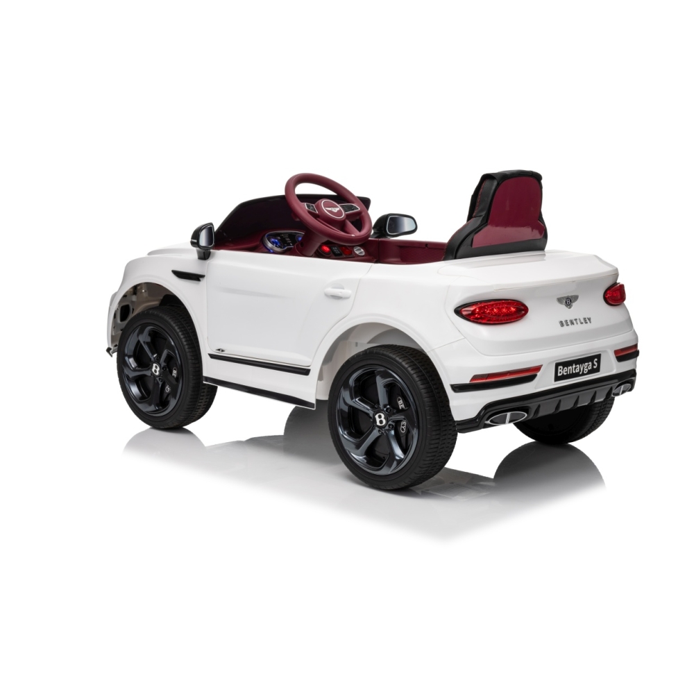 Elektromobilis Bentley Bentayga S, White-Elektromobiliai vaikams, Visureigiai-e-vaikas