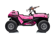 Elektrinis Buggy PROSPECTOR 4x4 STRONG, Pink-Elektromobiliai vaikams, Keturračiai ir bagiai-e-vaikas