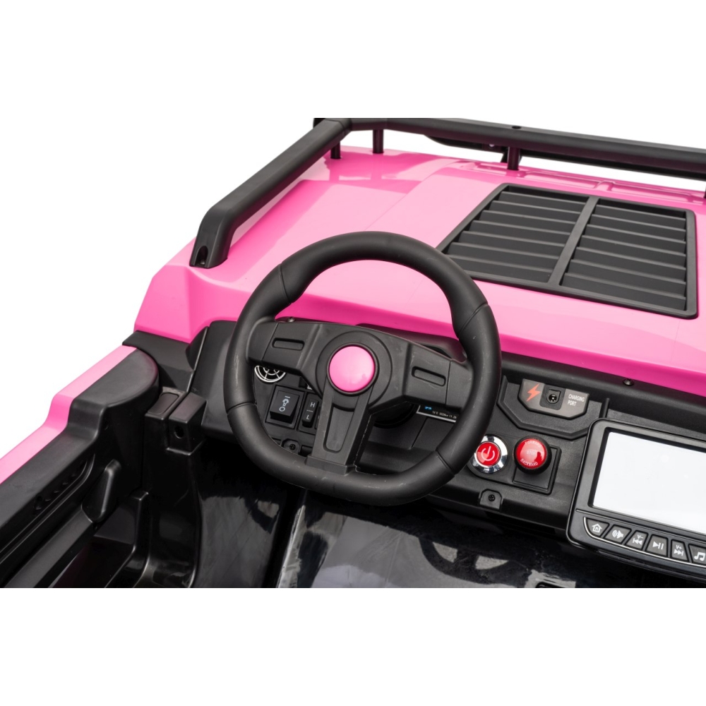 Elektrinis Buggy PROSPECTOR 4x4 STRONG, Pink-Elektromobiliai vaikams, Keturračiai ir bagiai-e-vaikas