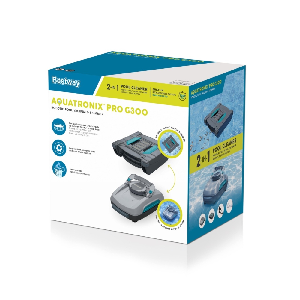 Odkurzacz i Skimmer AQUATRONIX PRO G300 2w1 BESTWAY