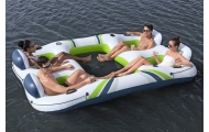 Pripučiama sala 4 asmenims Hydro Force BREEZE BLOC ISLAND BESTWAY-Žaislai, Lauko žaislai, Pripučiami ratai, žaislai, čiužiniai-e