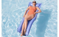 Pripučiamas plaukimo čiužinys, violetinis, BESTWAY, 183 x 69 cm + pagalvė-Žaislai, Lauko žaislai, Pripučiami ratai, žaislai, čiu