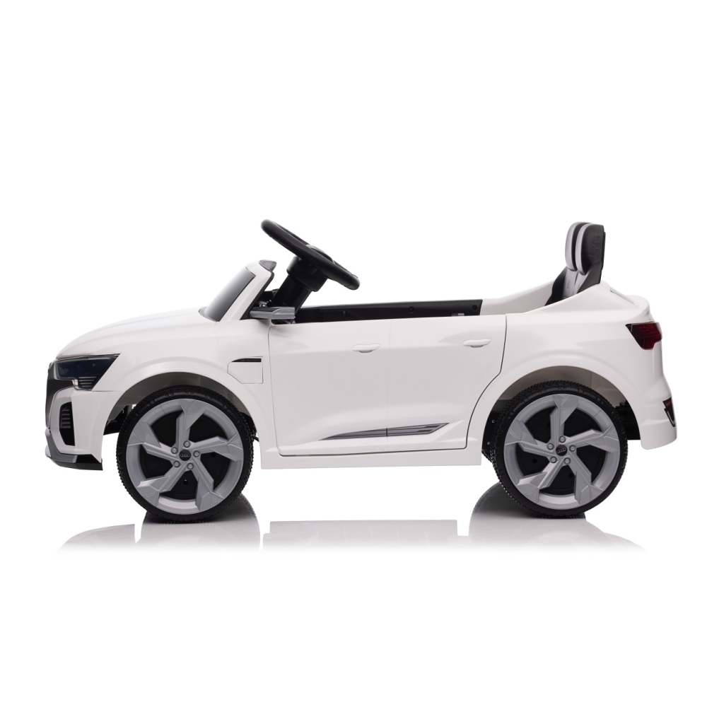 Elektromobilis Audi SQ8, White-Elektromobiliai vaikams, Visureigiai-e-vaikas