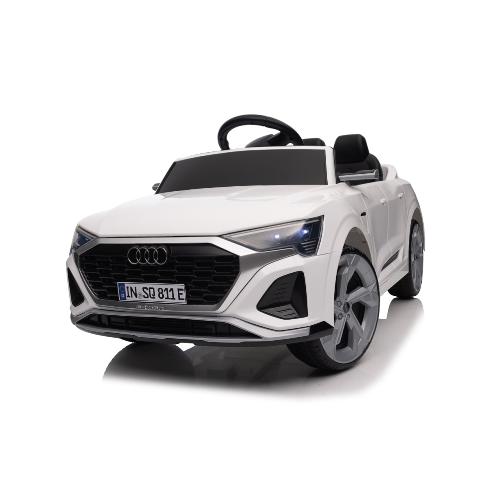Elektromobilis Audi SQ8, White-Elektromobiliai vaikams, Visureigiai-e-vaikas
