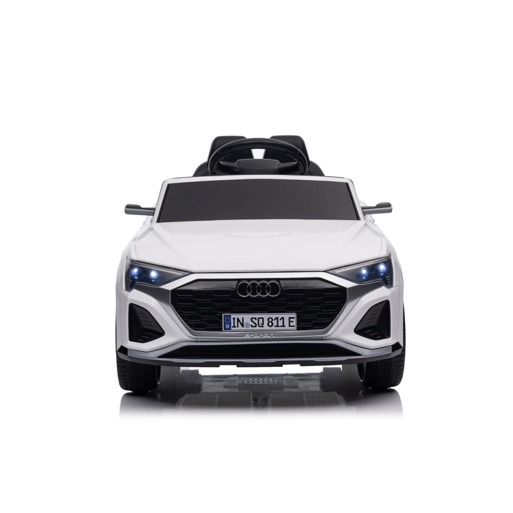 Elektromobilis Audi SQ8, White-Elektromobiliai vaikams, Visureigiai-e-vaikas