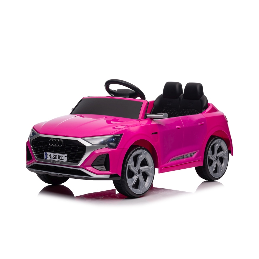 Elektromobilis Audi SQ8, Pink-Elektromobiliai vaikams, Visureigiai-e-vaikas