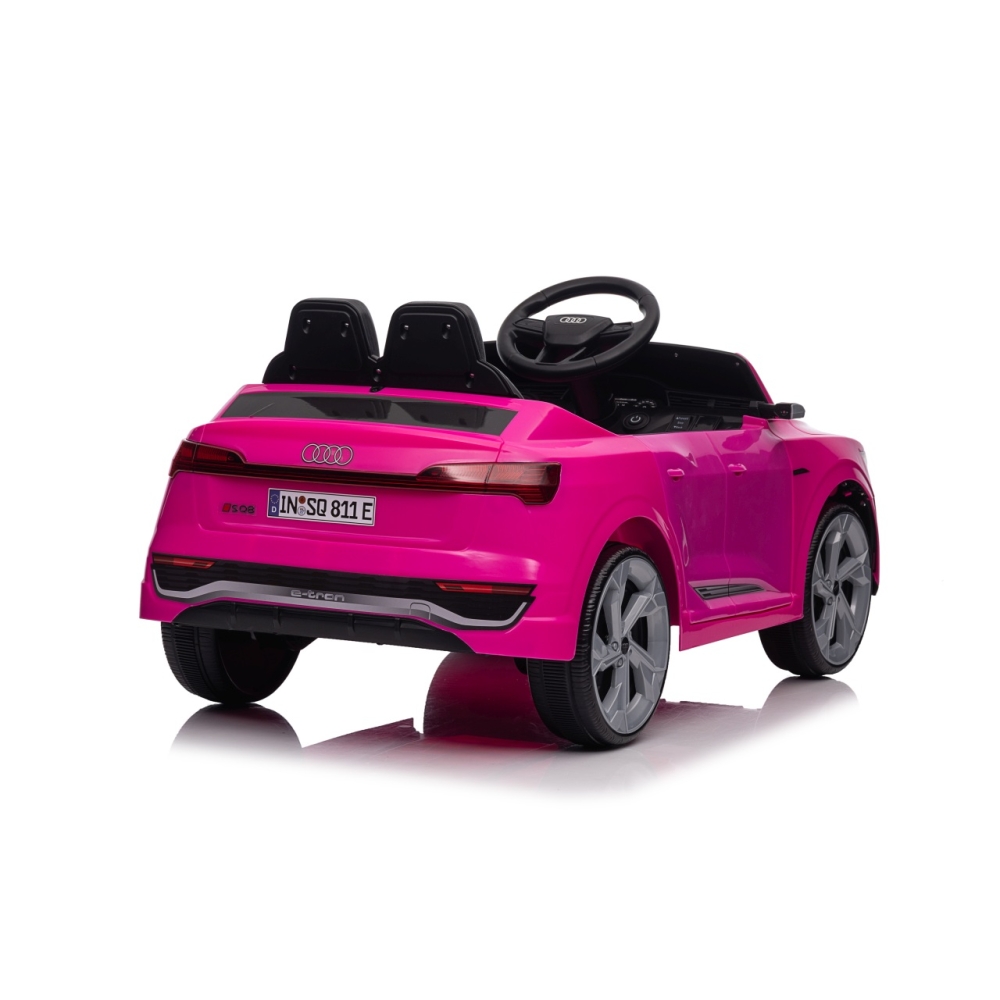 Elektromobilis Audi SQ8, Pink-Elektromobiliai vaikams, Visureigiai-e-vaikas