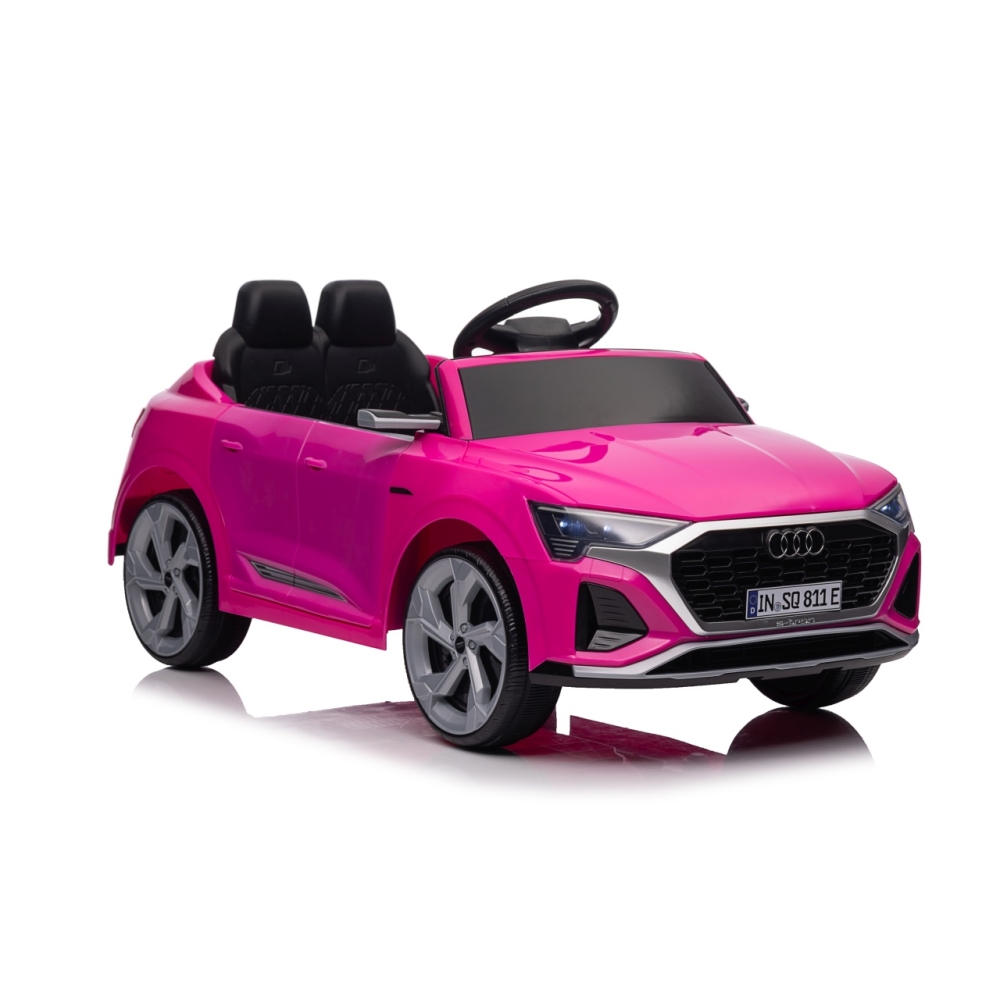 Elektromobilis Audi SQ8, Pink-Elektromobiliai vaikams, Visureigiai-e-vaikas