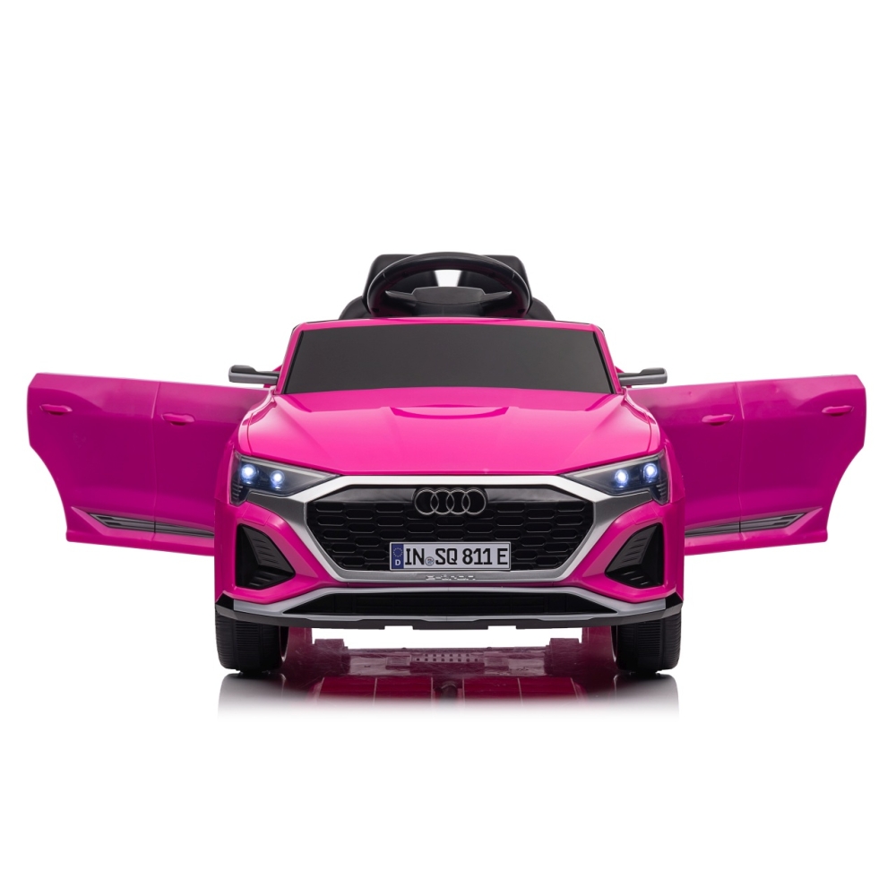 Elektromobilis Audi SQ8, Pink-Elektromobiliai vaikams, Visureigiai-e-vaikas