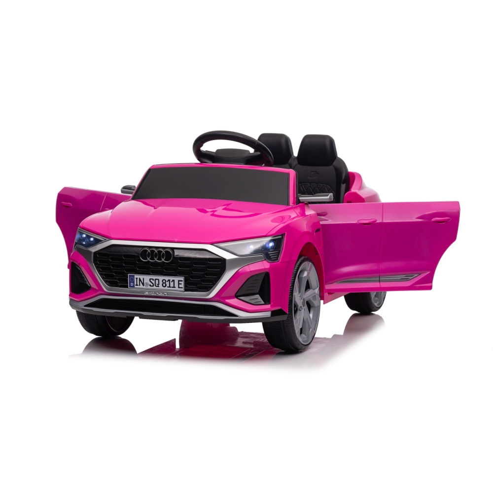Elektromobilis Audi SQ8, Pink-Elektromobiliai vaikams, Visureigiai-e-vaikas
