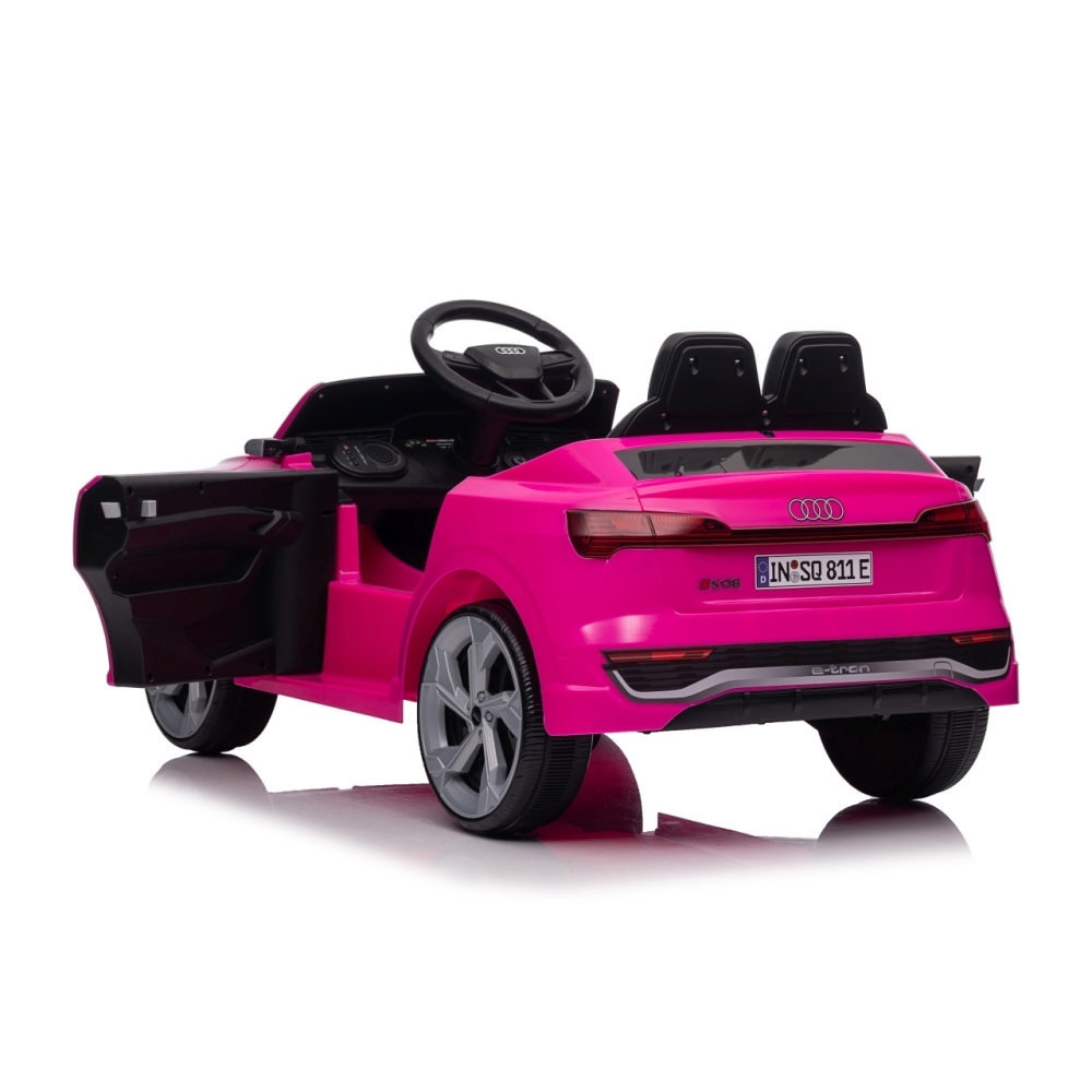 Elektromobilis Audi SQ8, Pink-Elektromobiliai vaikams, Visureigiai-e-vaikas