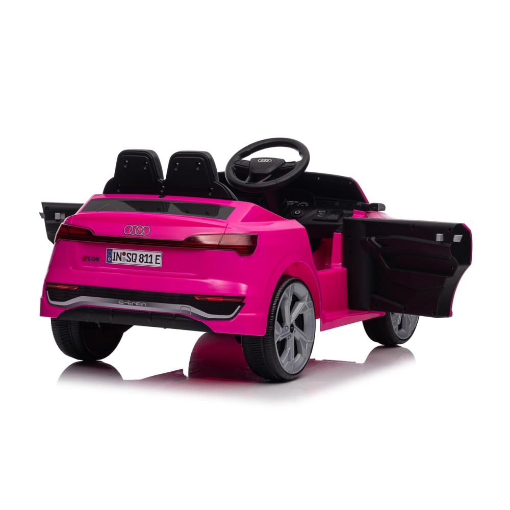 Elektromobilis Audi SQ8, Pink-Elektromobiliai vaikams, Visureigiai-e-vaikas
