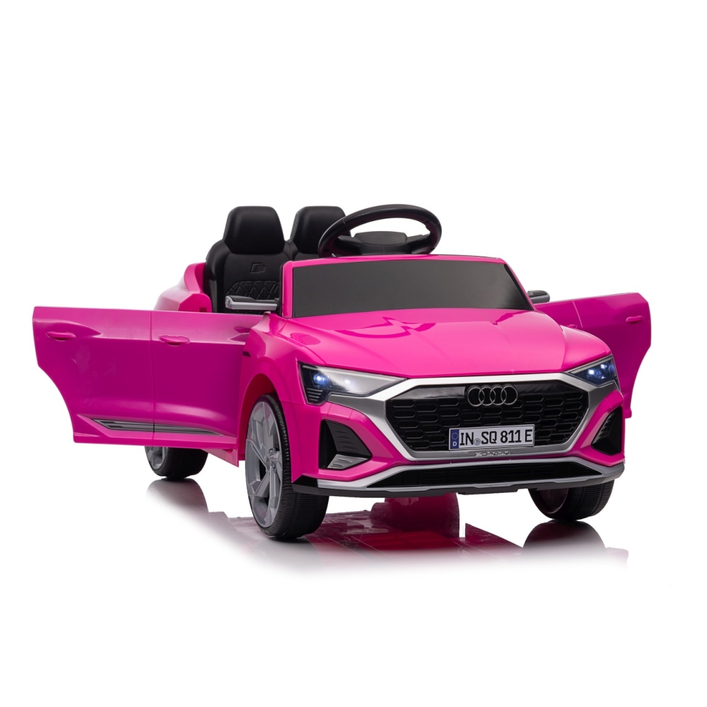 Elektromobilis Audi SQ8, Pink-Elektromobiliai vaikams, Visureigiai-e-vaikas