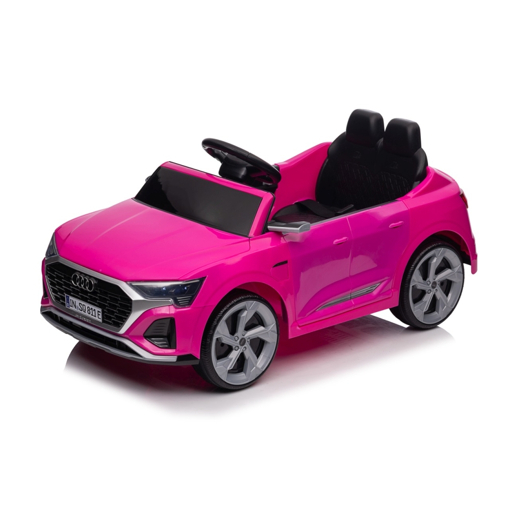 Elektromobilis Audi SQ8, Pink-Elektromobiliai vaikams, Visureigiai-e-vaikas